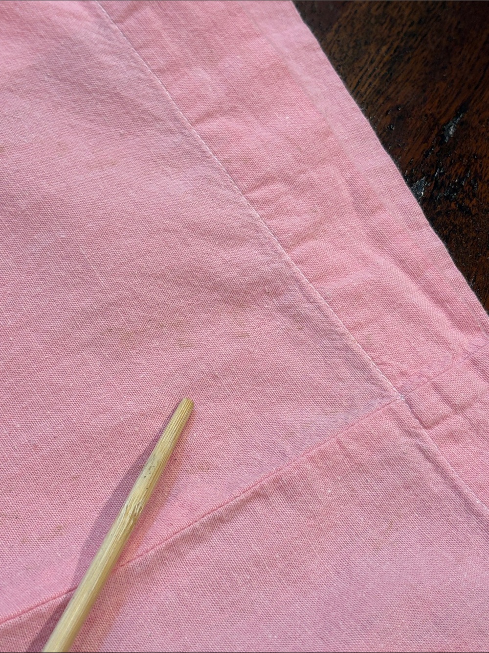 Vintage Ralph Lauren Blue Label Pink Cotton Pleated Maxi Skirt size 4 *As-Is* - Picture 14 of 16